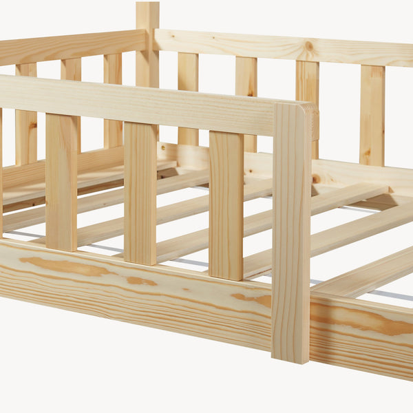 Hausbett Hesel mit Rausfallschutz [en.casa]