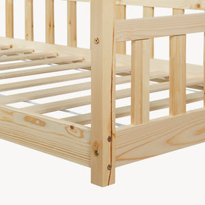 Hausbett Hesel mit Rausfallschutz [en.casa]