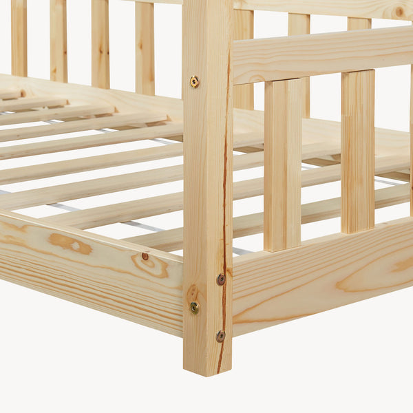 Hausbett Hesel mit Rausfallschutz [en.casa]