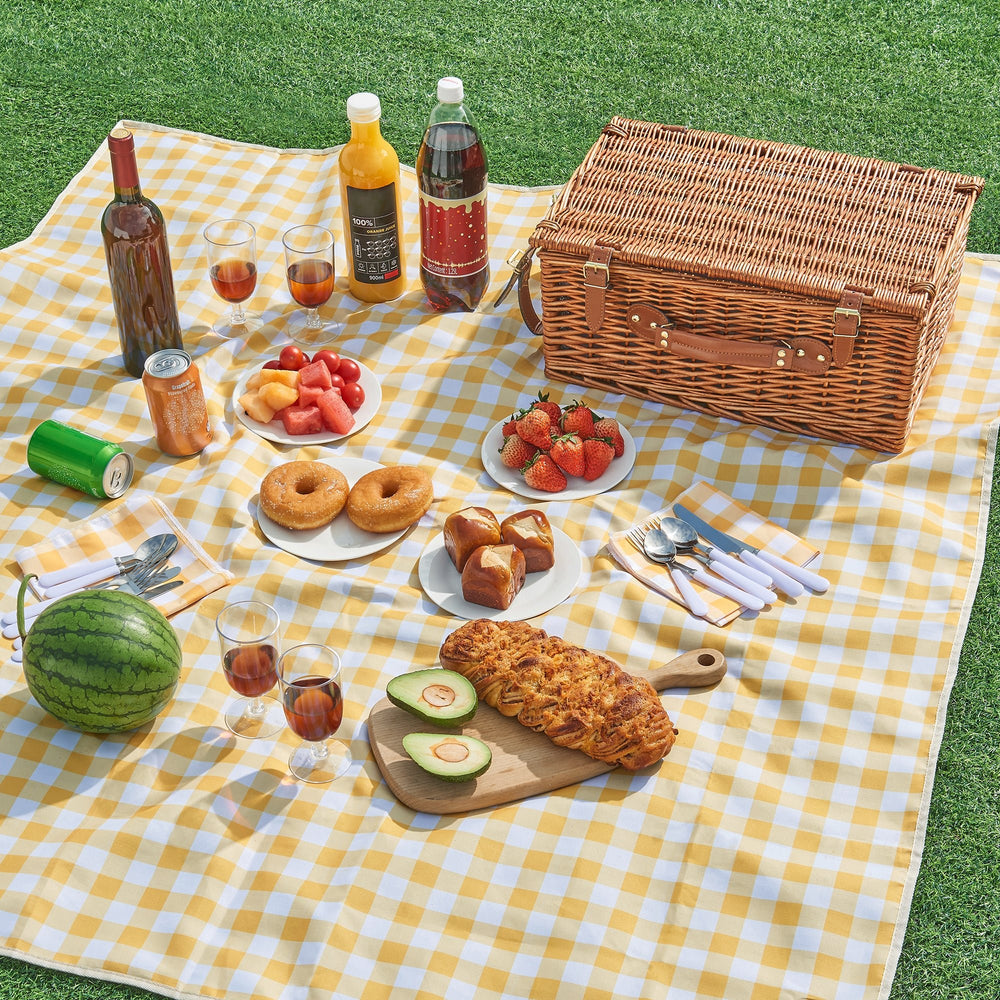 Picknickkorb Brindisi für 4 Personen Komplettset [casa.pro] - premiumXL