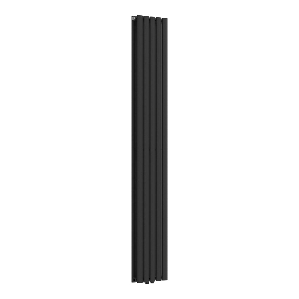 Design Röhrenheizkörper Nore Schwarz 180x30cm Doppellagig 1122W [neu.haus]