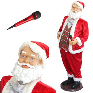 [lux.pro] Weihnachtsmann Aufsteller (150 und 200cm) singend/tanzend