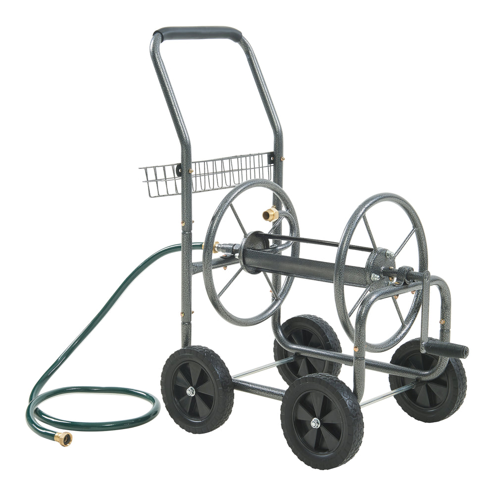 Schlauchwagen Gelibolu für 3/4 Zoll Schlauch max. 65 m Grau [pro.tec]