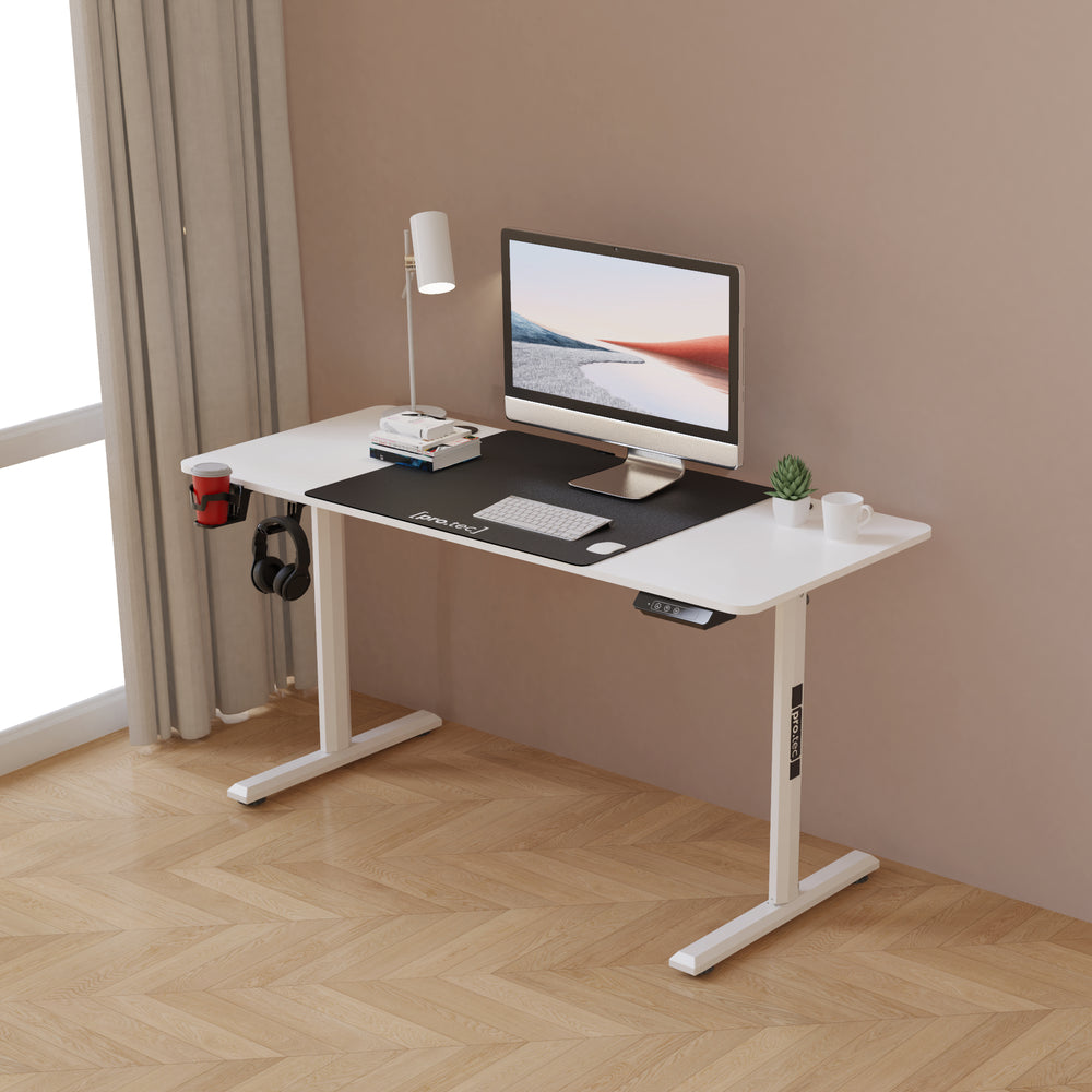 Höhenverstellbarer Tisch Hayward 140x60 cm in versch. Farben [pro.tec] - premiumXL