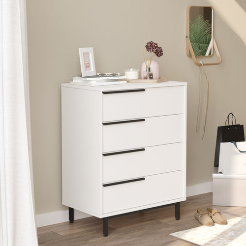 Kommode Vesanto 95x75x45 cm 4 Schubladen [en.casa]