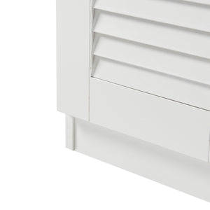 Schuhschrank Løten 63x36x62 cm Weiß [en.casa]
