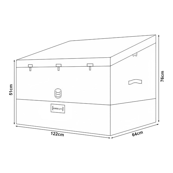 Aufbewahrungsbox Alanno Stahl [casa.pro]