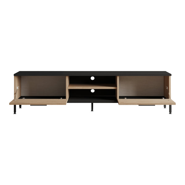 Fernsehtisch Lempäälä mit 2 Ablagefächern 160 x 35 x 39 cm in versch. Farben [en.casa]