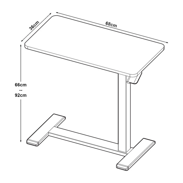 Höhenverstellbarer Laptoptisch Klirg [en.casa]