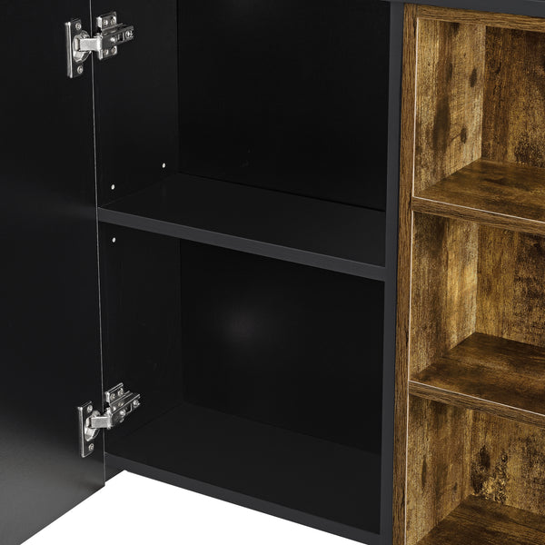 Badezimmerschrank Harstad 64x80x20 cm versch Farben en.casa