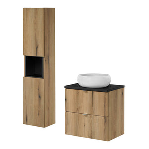 Waschtisch Skelbolu mit Schubladen 60x72x40 cm [en.casa]