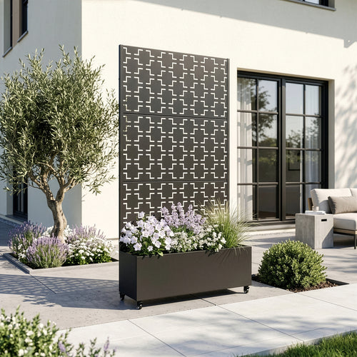 Trennwand Aaskis mit Blumenkasten [casa.pro]