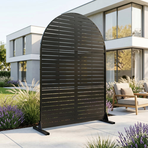 Trennwand Nodepp Rundbogenform Stahl [casa.pro]