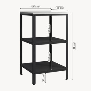 Outdoor Standregal Bolognano 92x50x50 cm [casa.pro]