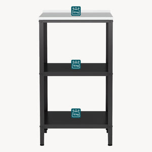 Outdoor Standregal Bolognano 92x50x50 cm [casa.pro]