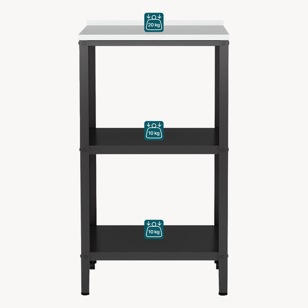 Outdoor Standregal Bolognano 92x50x50 cm [casa.pro]