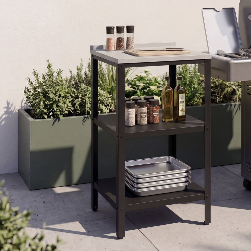 Outdoor Standregal Bolognano 92x50x50 cm [casa.pro]