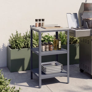 Outdoor Standregal Bolognano 92x50x50 cm [casa.pro]
