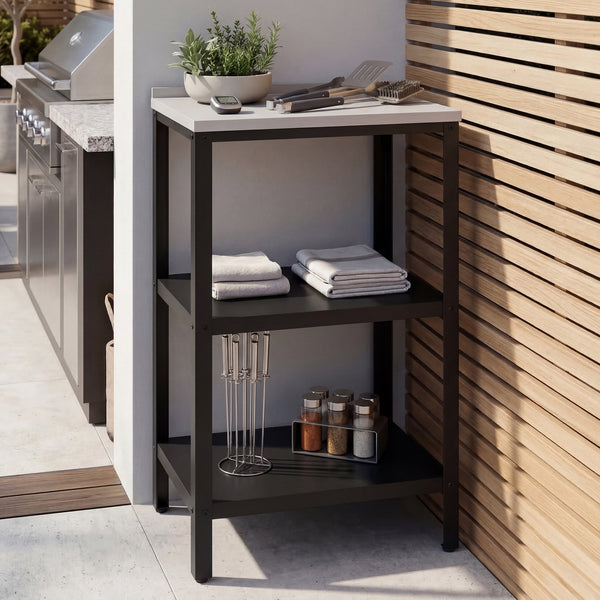 Outdoor Standregal Bolognano 92x50x50 cm [casa.pro]