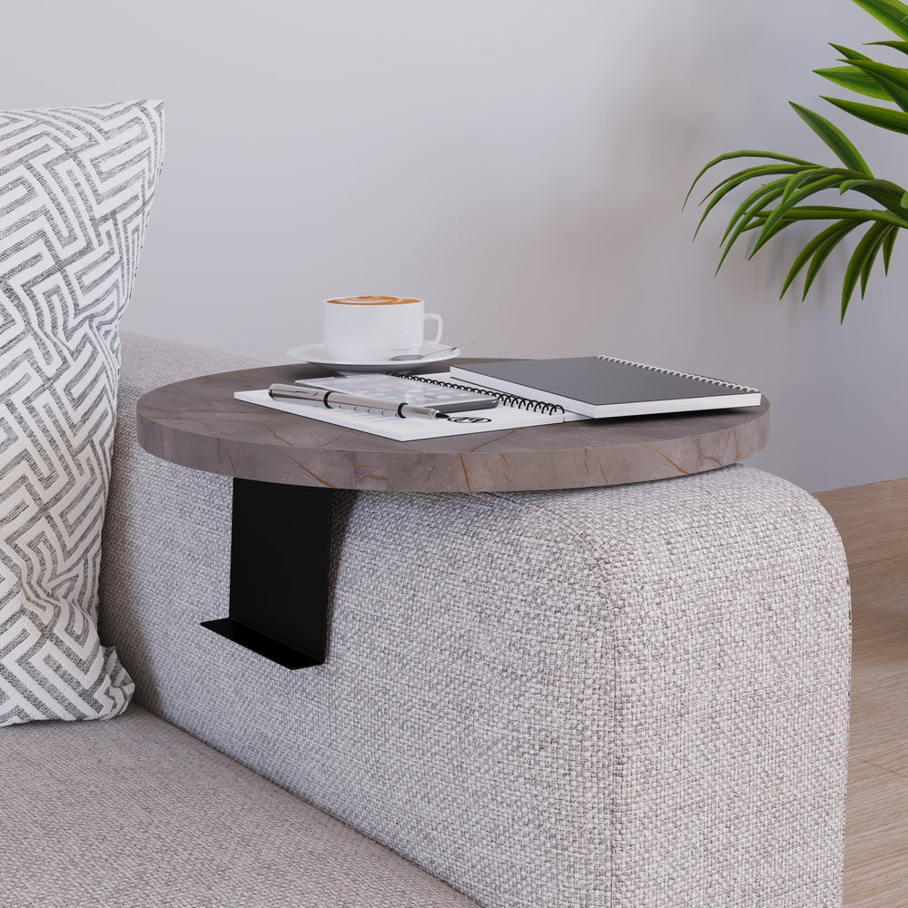 Sofatablett Kuleskyd Ø34cm [en.casa]