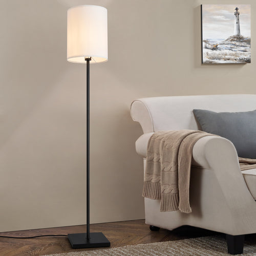 Stehleuchte Solna 158 cm Weiß [lux.pro] - premiumXL