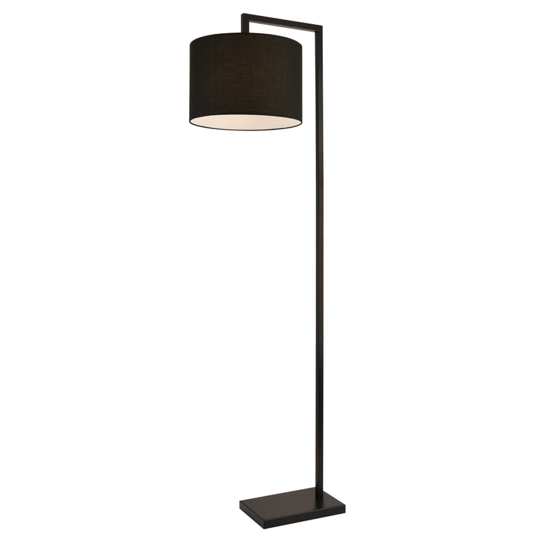 Maßskizze Stehleuchte Düsseldorf 161 cm E27 Max. 60W Schwarz lux.pro