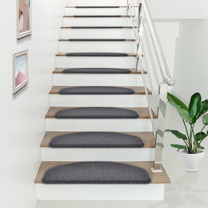 Stufenmatte 15er Set Halbrund in versch. Farben [en.casa]