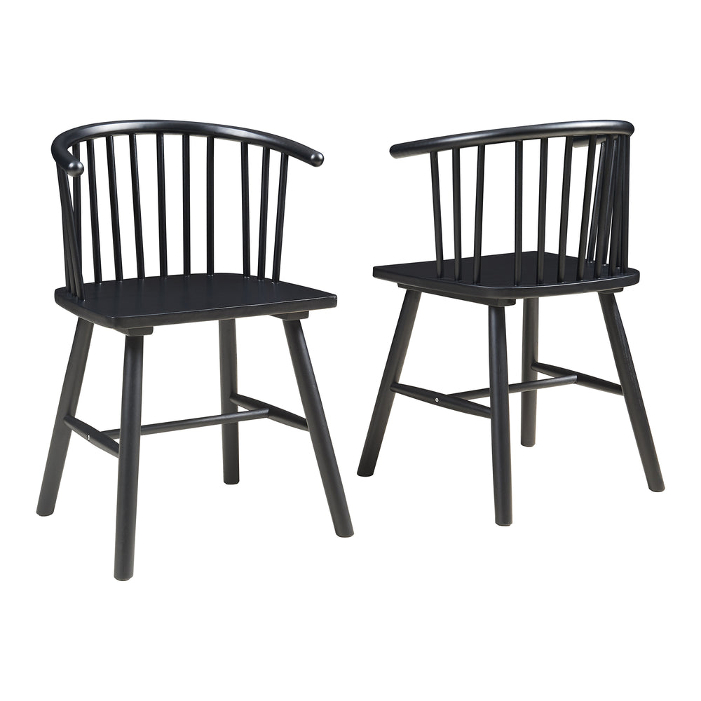 Esszimmerstuhl Stami 2er Set Holz [en.casa]