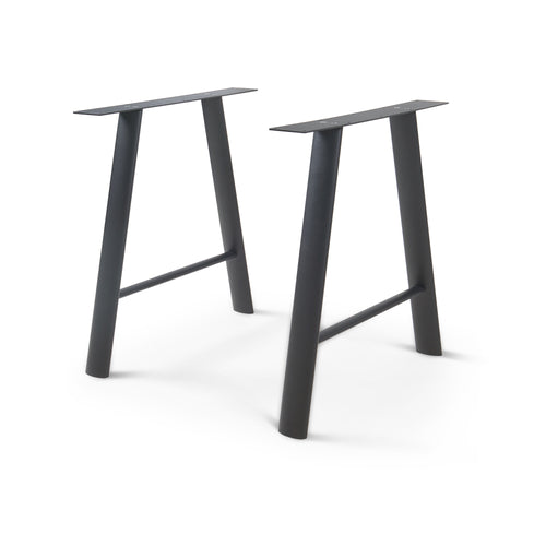 Tischgestell 2er Set Hullem Stahl 72x70x10 cm Schwarz [en.casa]