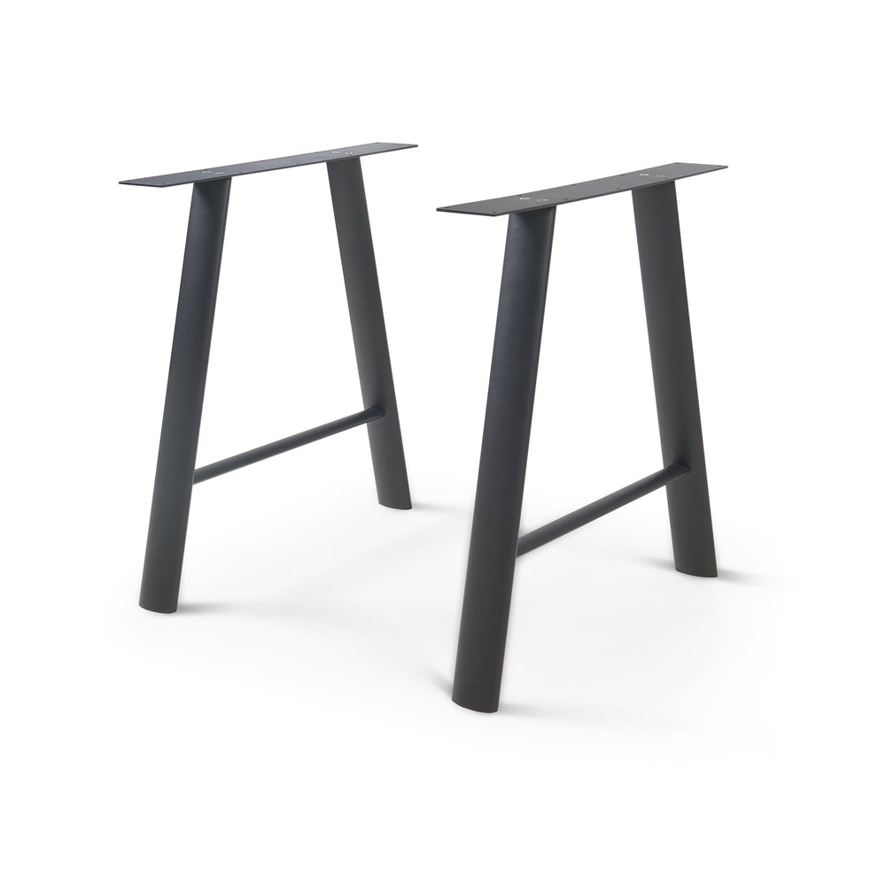Tischgestell 2er Set Hullem Stahl 72x70x10 cm Schwarz [en.casa]
