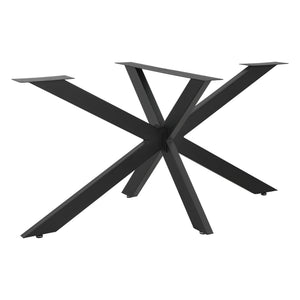 Tischgestell Oberau 150x78x71 cm Schwarz [en.casa] - premiumXL