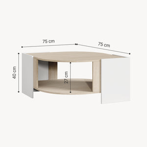Couchtisch Klipsari 75x75x40 cm [en.casa]