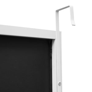 Türspiegel Lesina Aluminiumrahmen 120x37cm [en.casa]