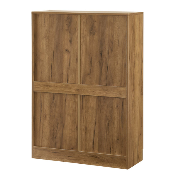 Vitrinenschrank Sorø 80x31x115cm in versch. Farben [en.casa]
