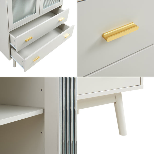 Vitrinenschrank Susa [en.casa]