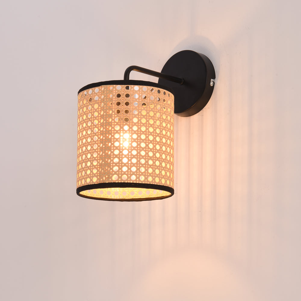 Wandleuchte Southend Rattan-Optik [lux.pro]