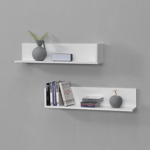 Wandregal Elverum 75 x 16,5 x 16,5 cm 2er Set versch. Farben en.casa