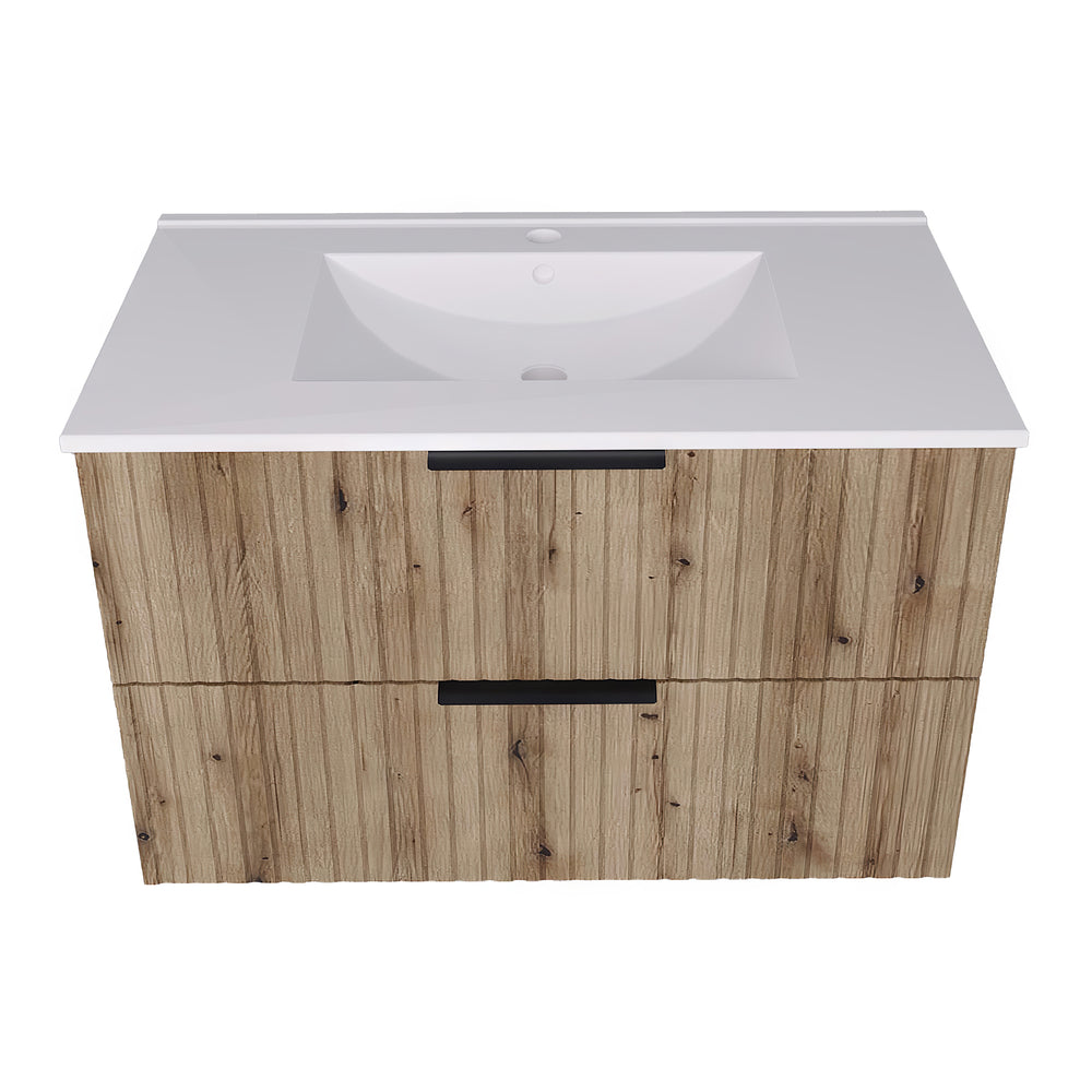 Waschtisch mit Waschbecken Veppenssan [en.casa]