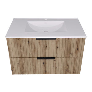 Waschtisch mit Waschbecken Veppenssan [en.casa]