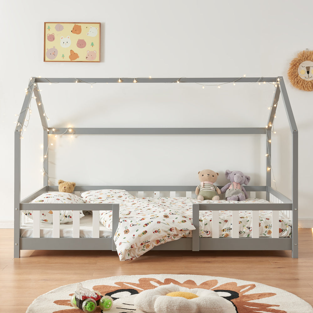 Kinderbett Sisimiut mit Matratze [en.casa] - premiumXL