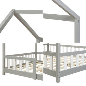 Kinderbett Sisimiut mit Matratze [en.casa]