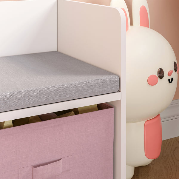 Kindersitzbank mit Regal Vipsali [en.casa]