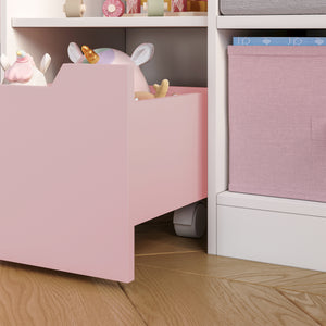 Kindersitzbank mit Regal Vipsali [en.casa]
