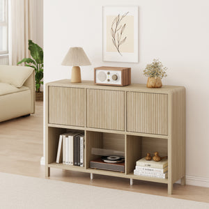 Sideboard Lukkodso mit Türen und Fächern [en.casa]
