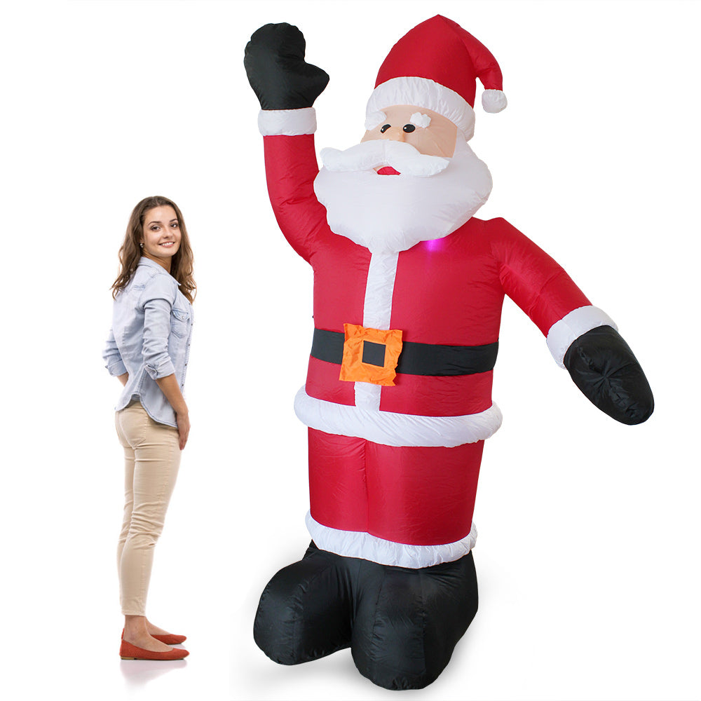 Riesige Aufblasbare Weihnachtsfiguren mit LED-Beleuchtung [en.casa]