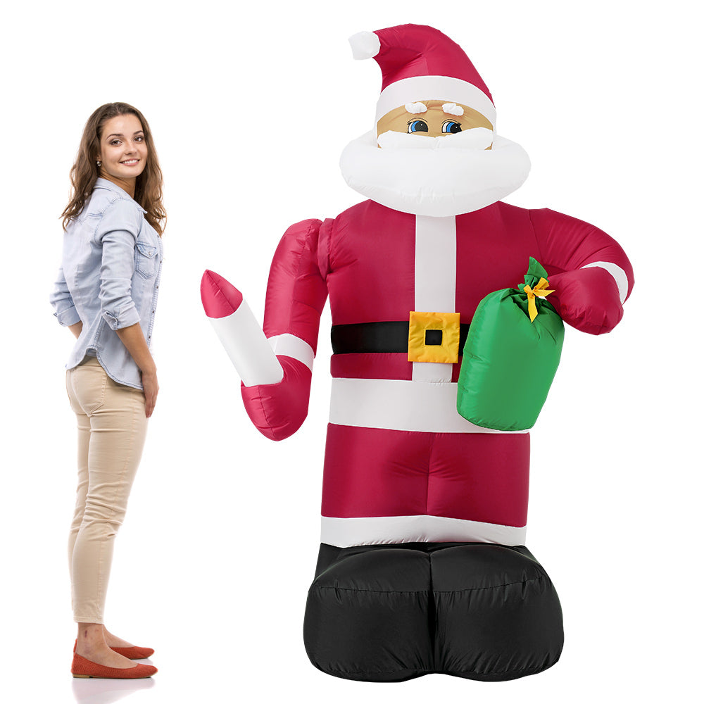 Riesige Aufblasbare Weihnachtsfiguren mit LED-Beleuchtung [en.casa]